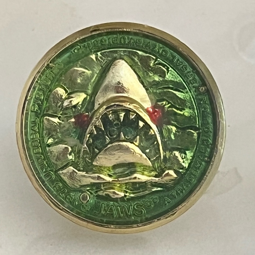 Original JAWS Movie 1975 Promotional Plastic Ring - Universal Studios Split Band - Picture 4 of 17